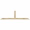 Ekena Millwork Portland Rough Sawn Timber Gable Bracket, Douglas Fir, 84"W x 24"H x 2"D x 4"F, 7/12 Pitch GBW084X24X0204POR00RDF - alternate 1